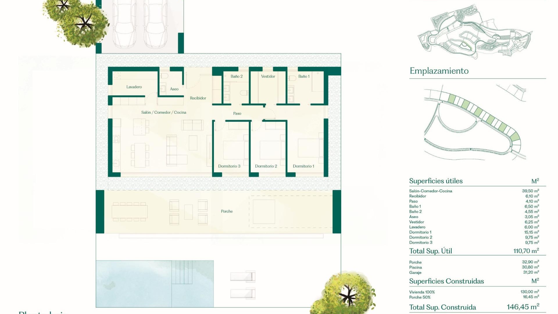 Obra Nueva - Chalet Independiente -
Fuente Álamo - Hacienda del Alamo