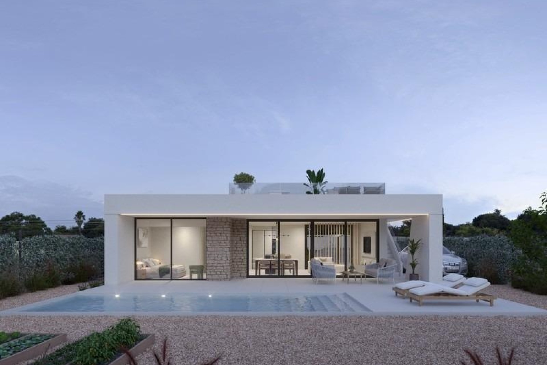 Obra Nueva - Chalet Independiente -
Fuente Alamo - Hacienda del Alamo