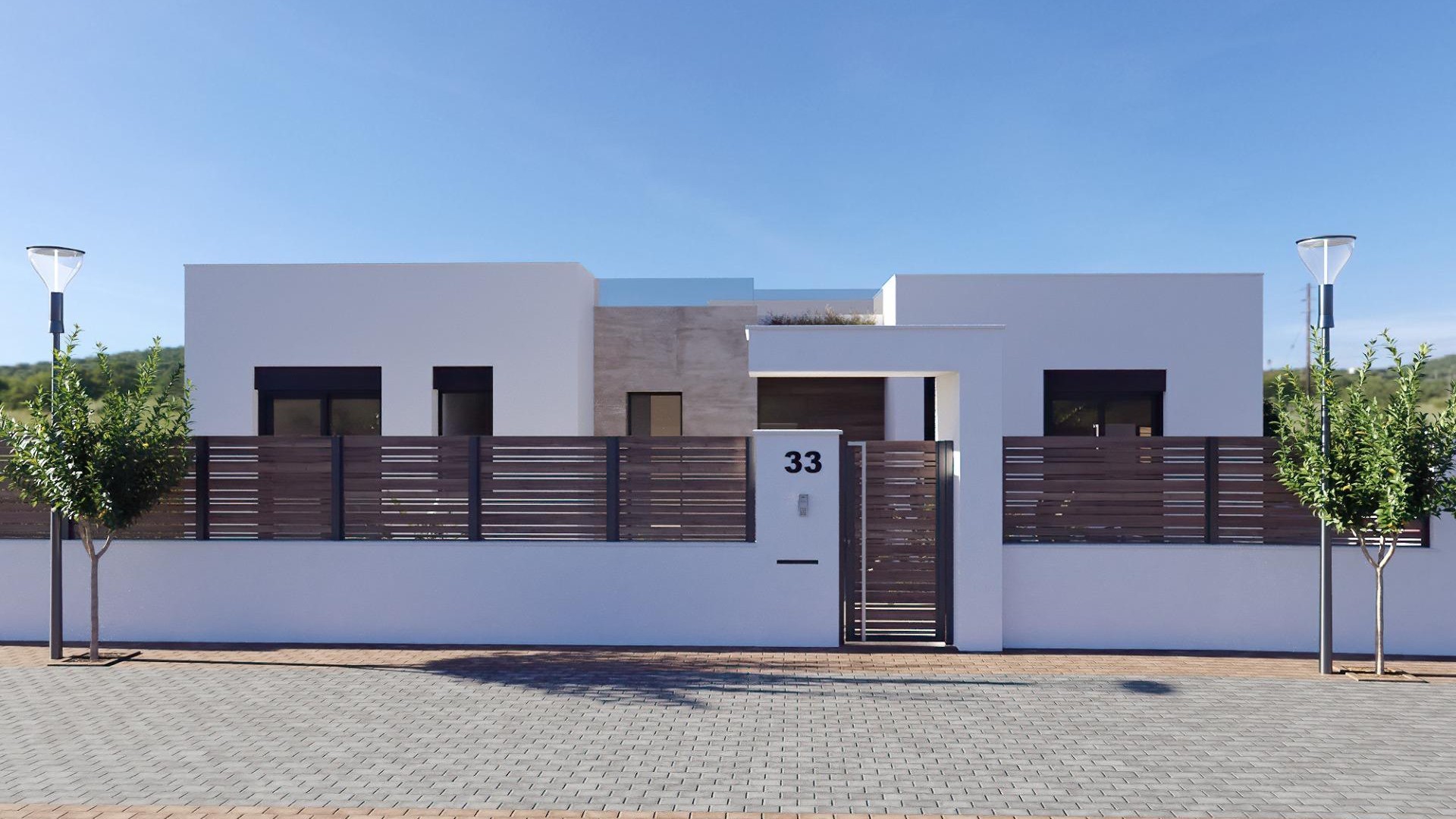 Obra Nueva - Chalet Independiente -
Fuente Álamo - Hacienda del Alamo