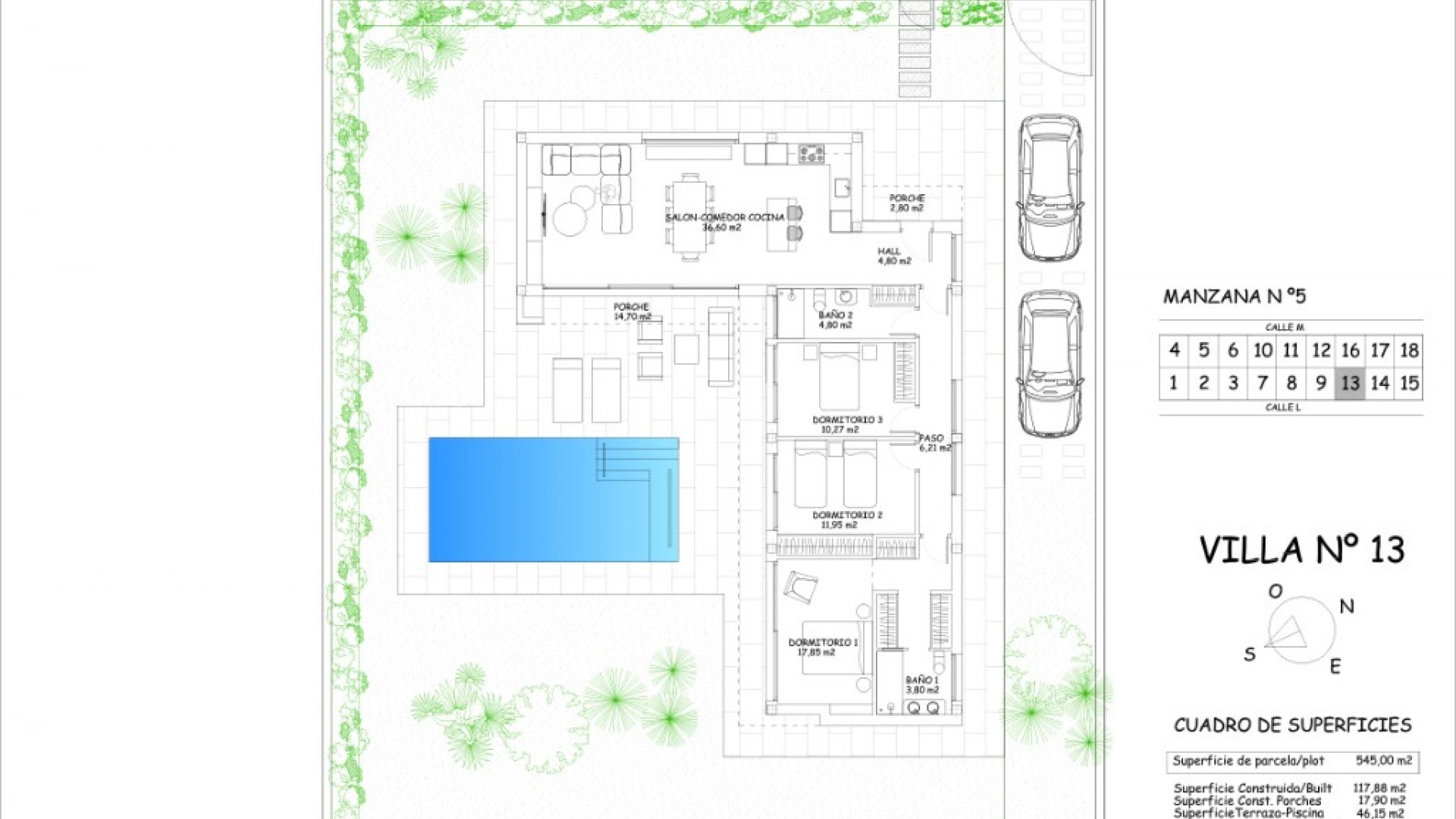 Obra Nueva - Chalet Independiente -
Mar Menor - La Manga del Mar Menor