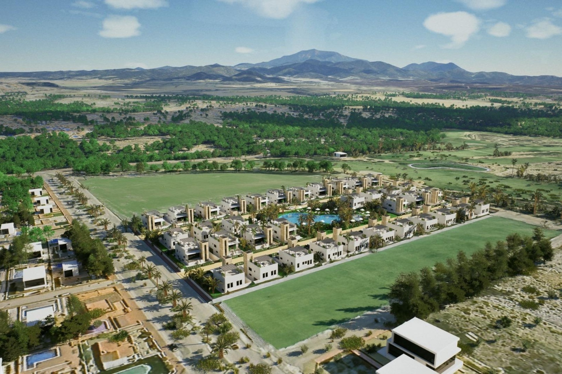 Obra Nueva - Chalet Independiente -
Mazarron - Camposol Golf