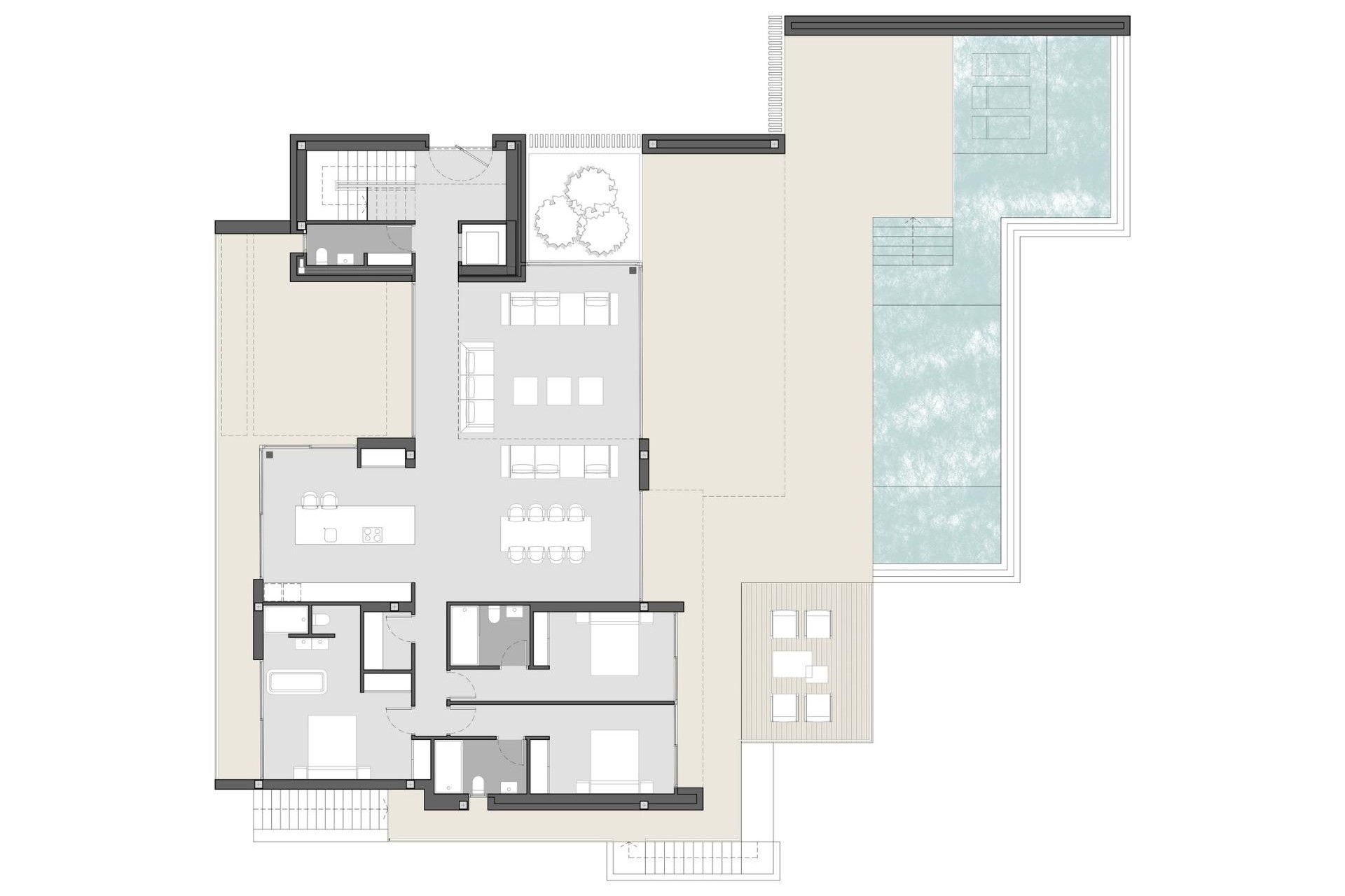 Obra Nueva - Chalet Independiente -
Moraira - Benimeit
