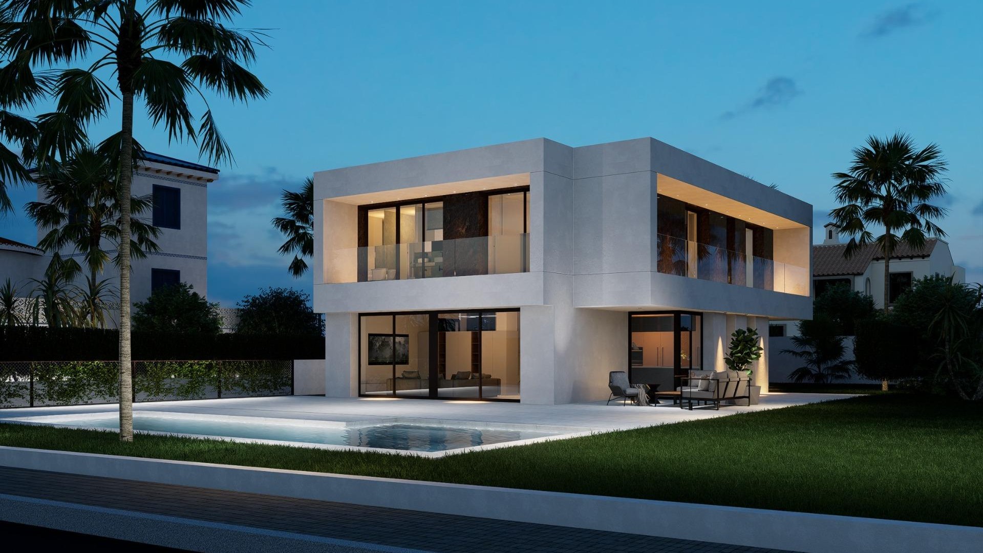 Obra Nueva - Chalet Independiente -
Orihuela Costa - La Zenia