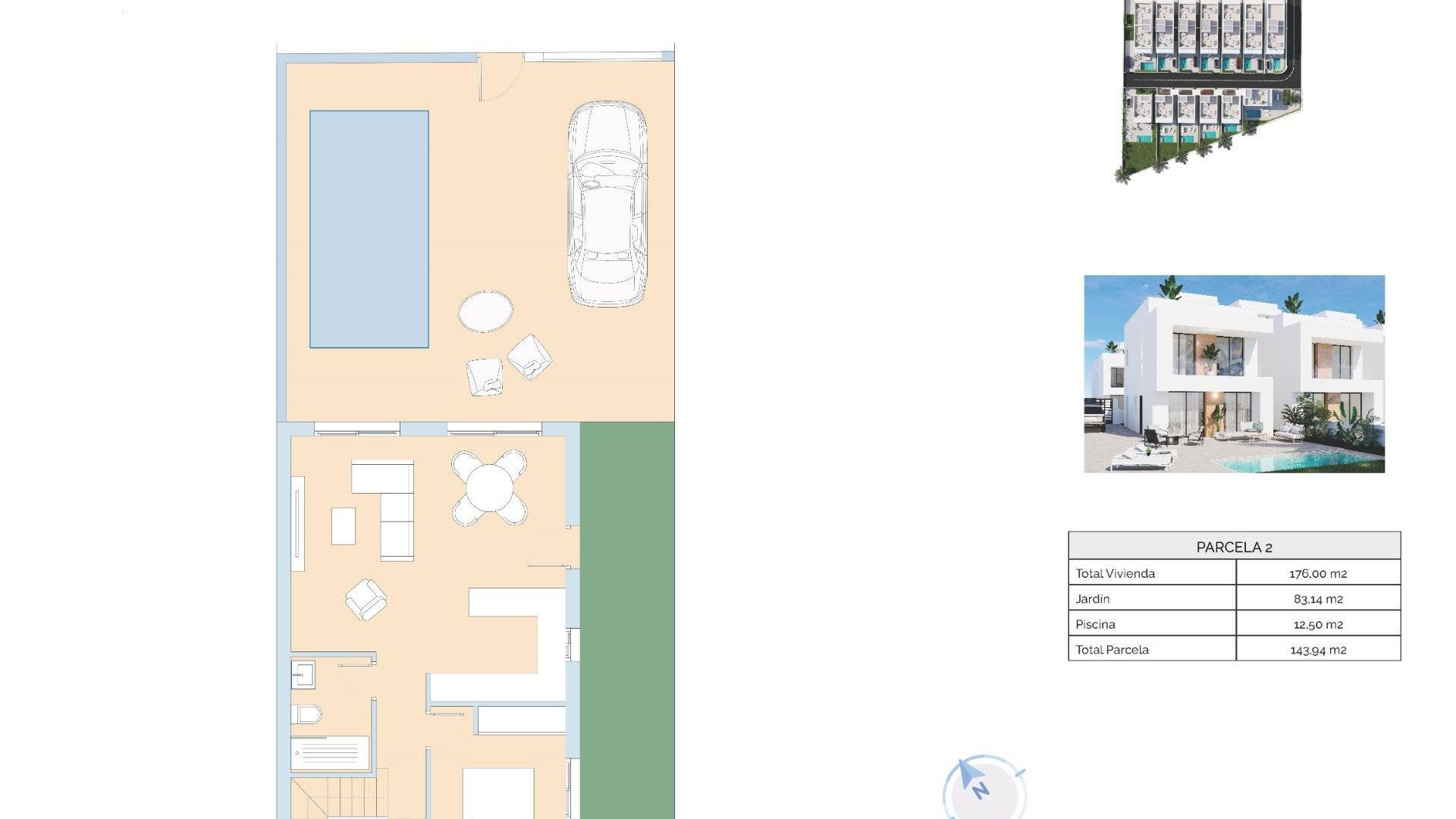 Obra Nueva - Chalet Independiente -
Orihuela Costa - La Zenia