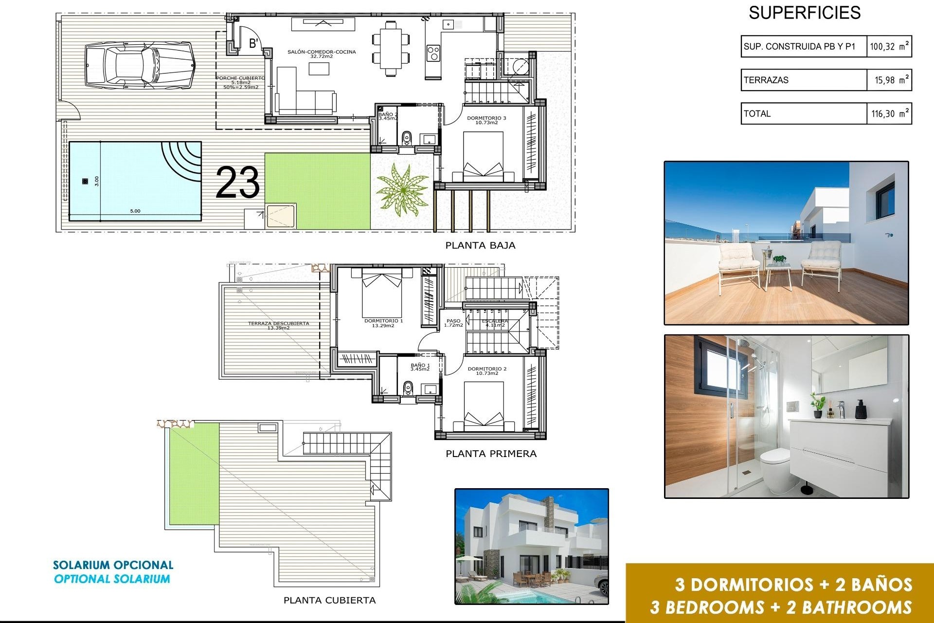 Obra Nueva - Chalet Independiente -
Orihuela - Vistabella Golf