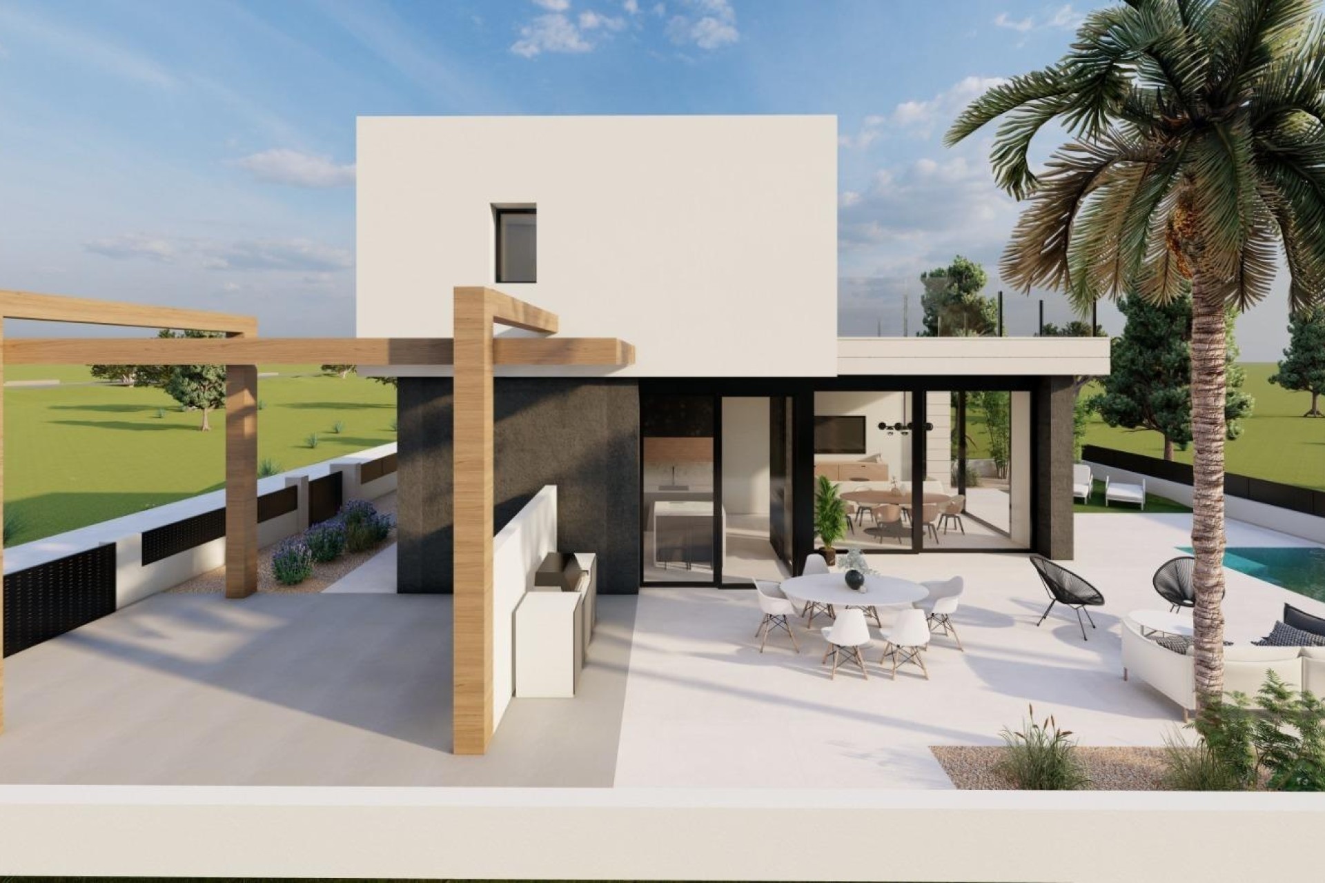 Obra Nueva - Chalet Independiente -
Pilar de la Horadada - Roda Golf