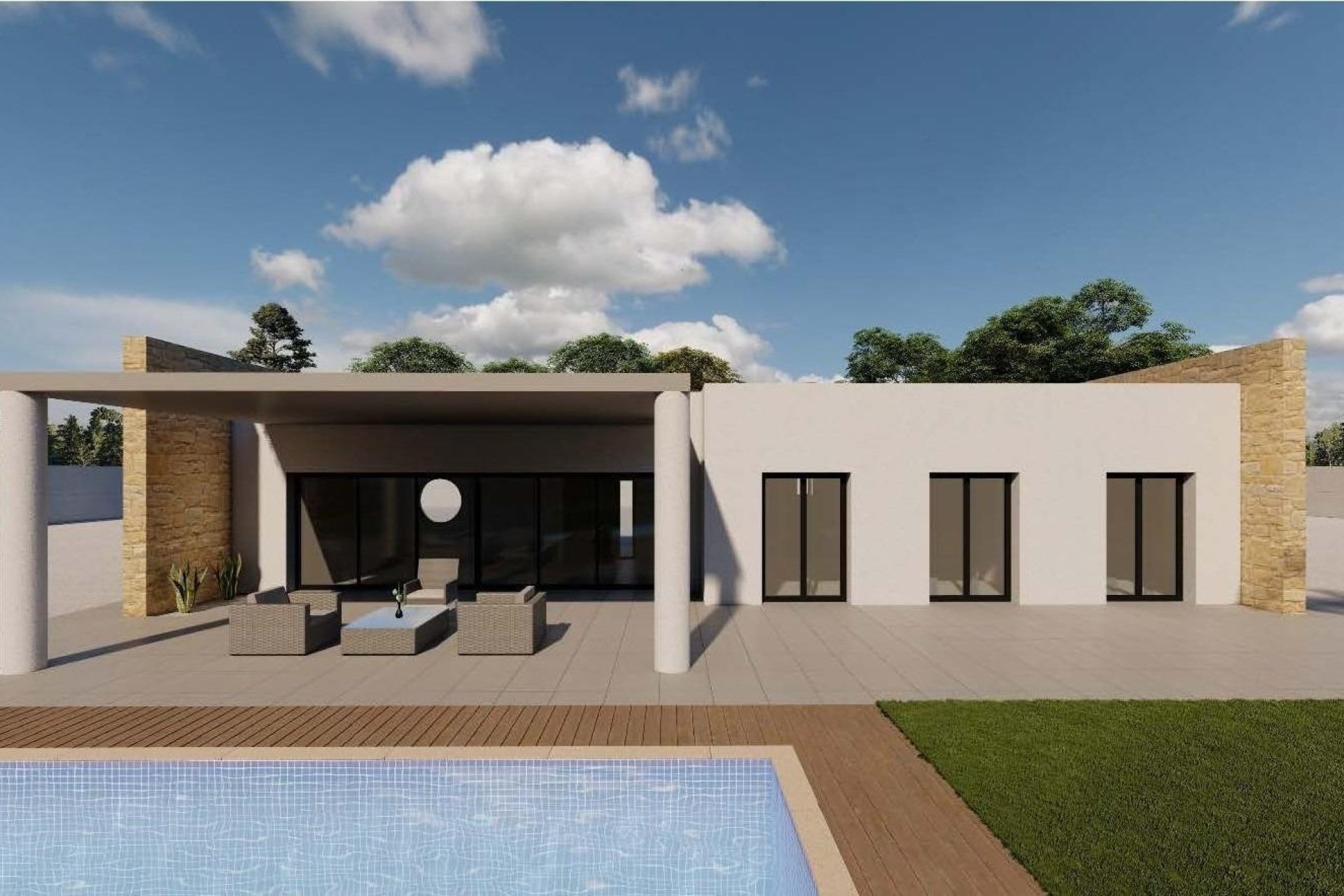 Obra Nueva - Chalet Independiente -
Pinoso - Campo