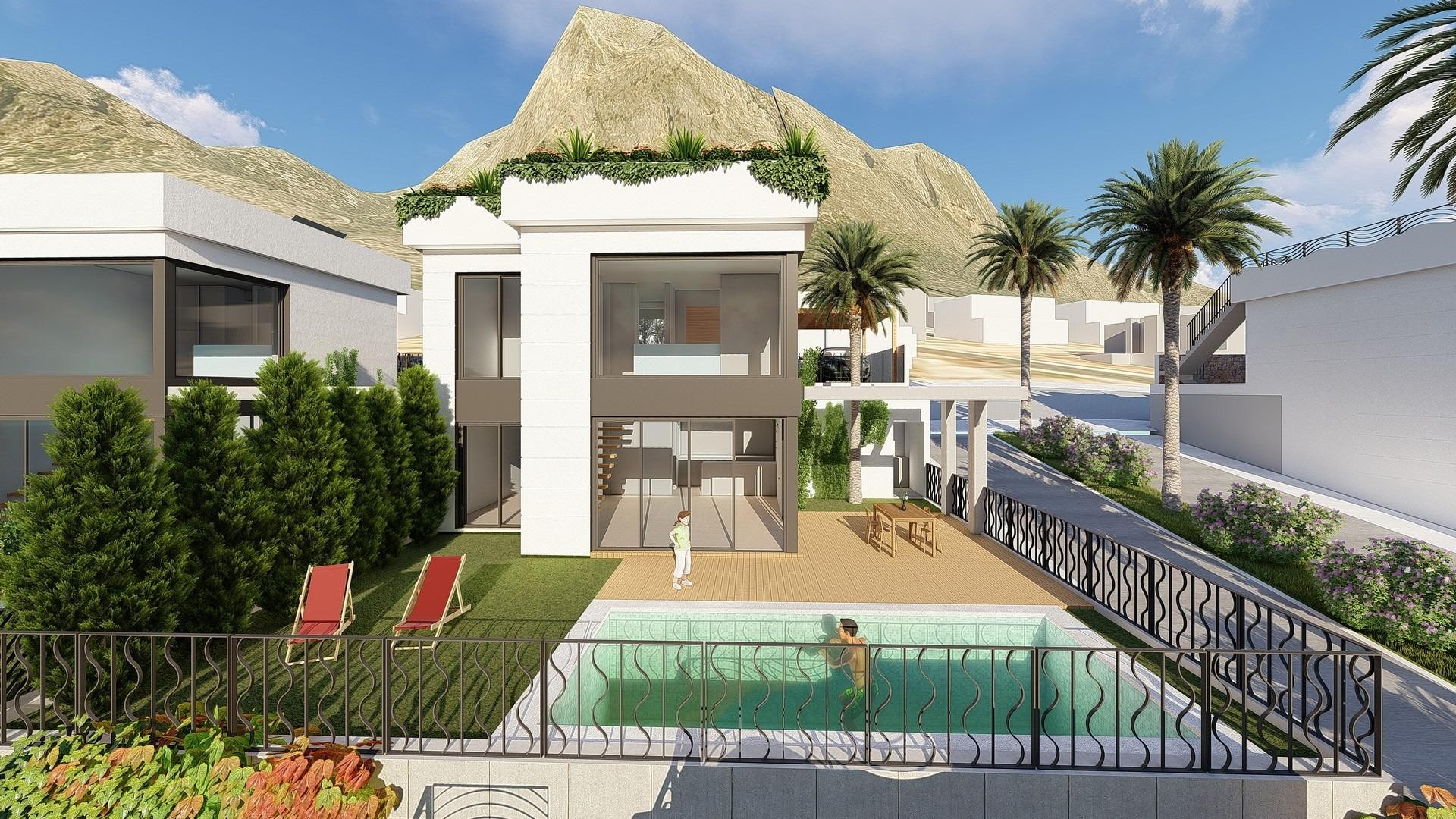 Obra Nueva - Chalet Independiente -
Polop - Urbanizaciones