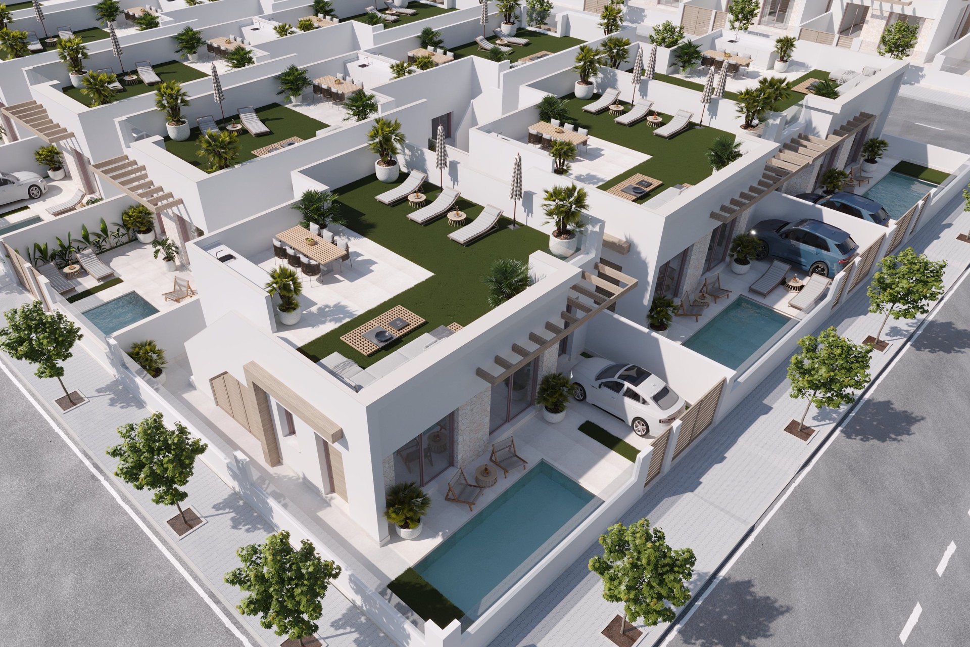 Obra Nueva - Chalet Independiente -
Roldan - Roldán