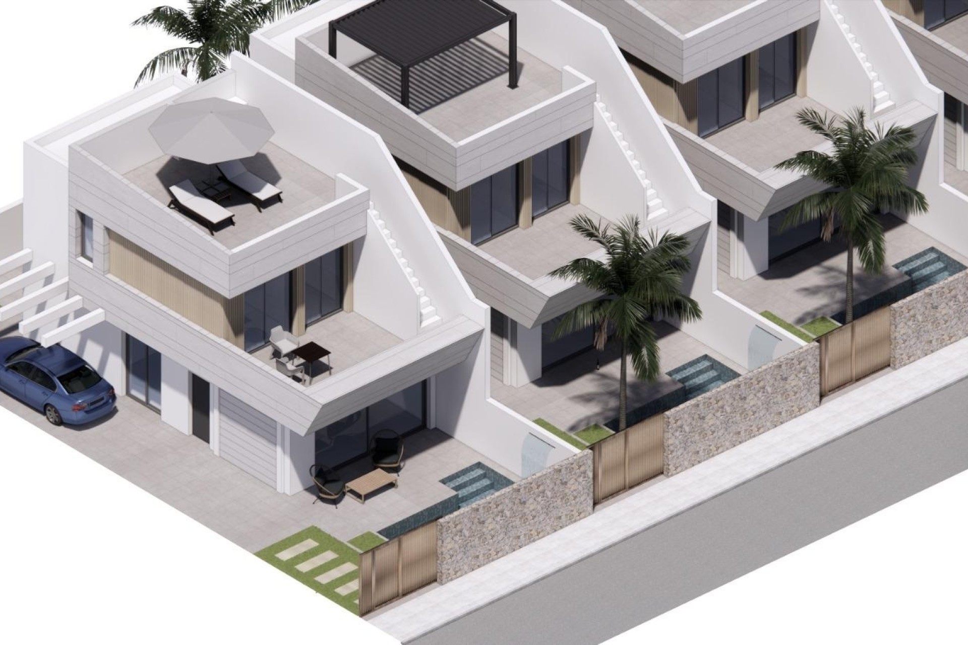 Obra Nueva - Chalet Independiente -
San Javier - Parque de los leones