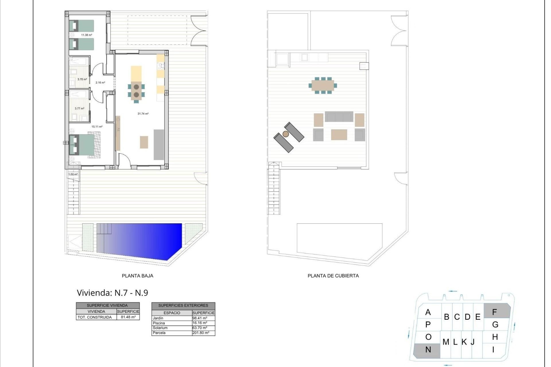 Obra Nueva - Chalet Independiente -
Torre Pacheco - El Alba