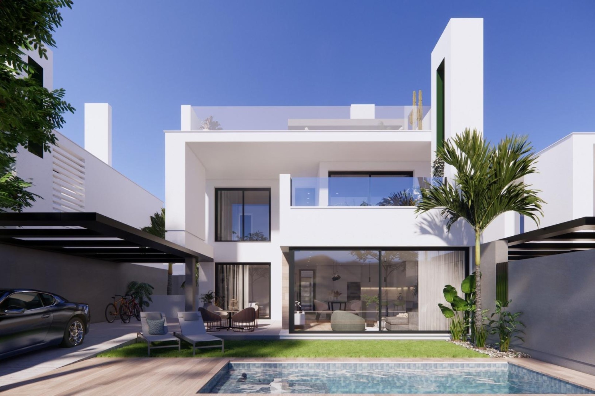 Obra Nueva - Chalet Independiente -
Torre Pacheco - Santa Rosalia Lake And Life Resort