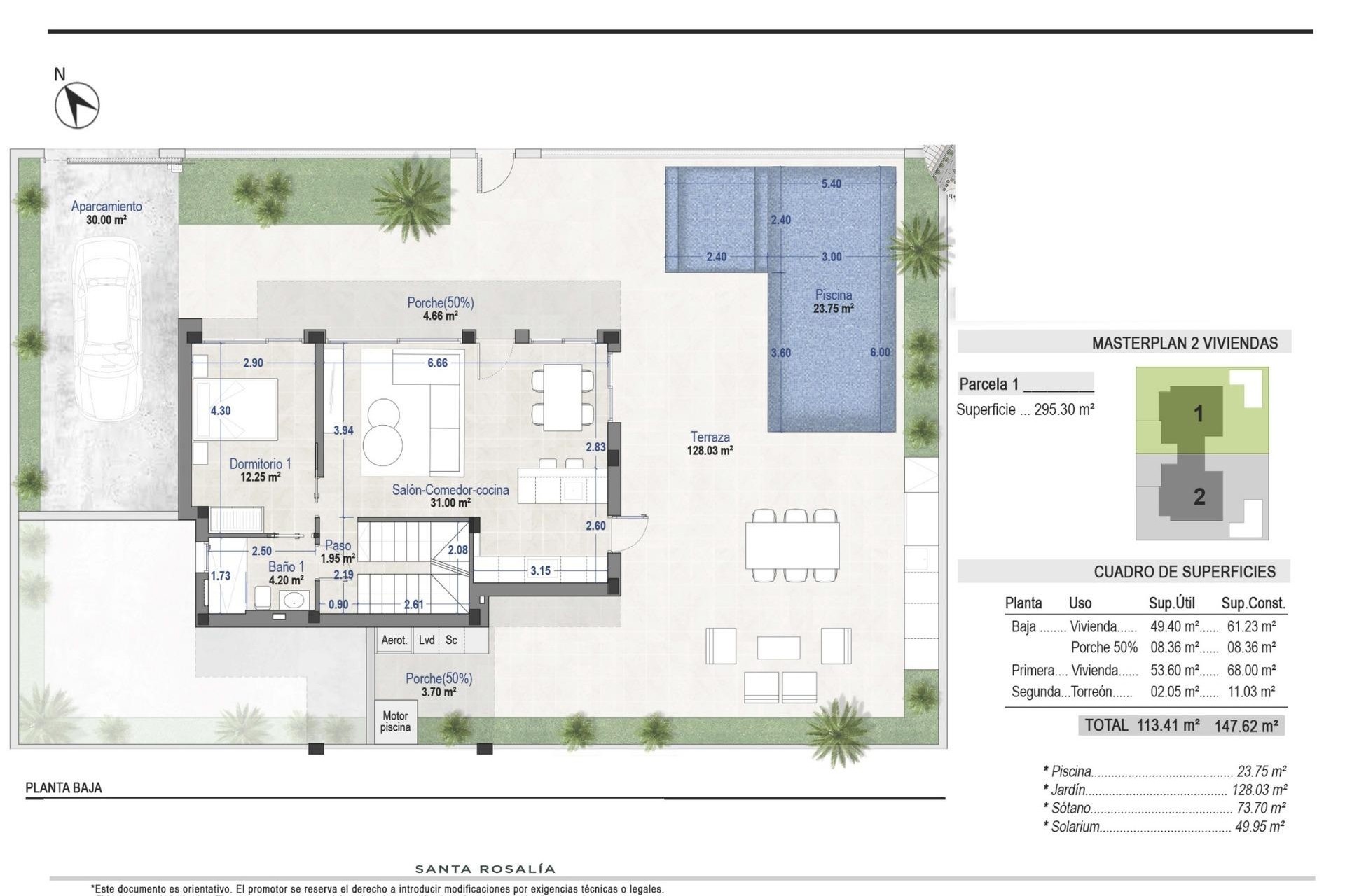 Obra Nueva - Chalet Independiente -
Torre Pacheco - Santa Rosalia Lake And Life Resort