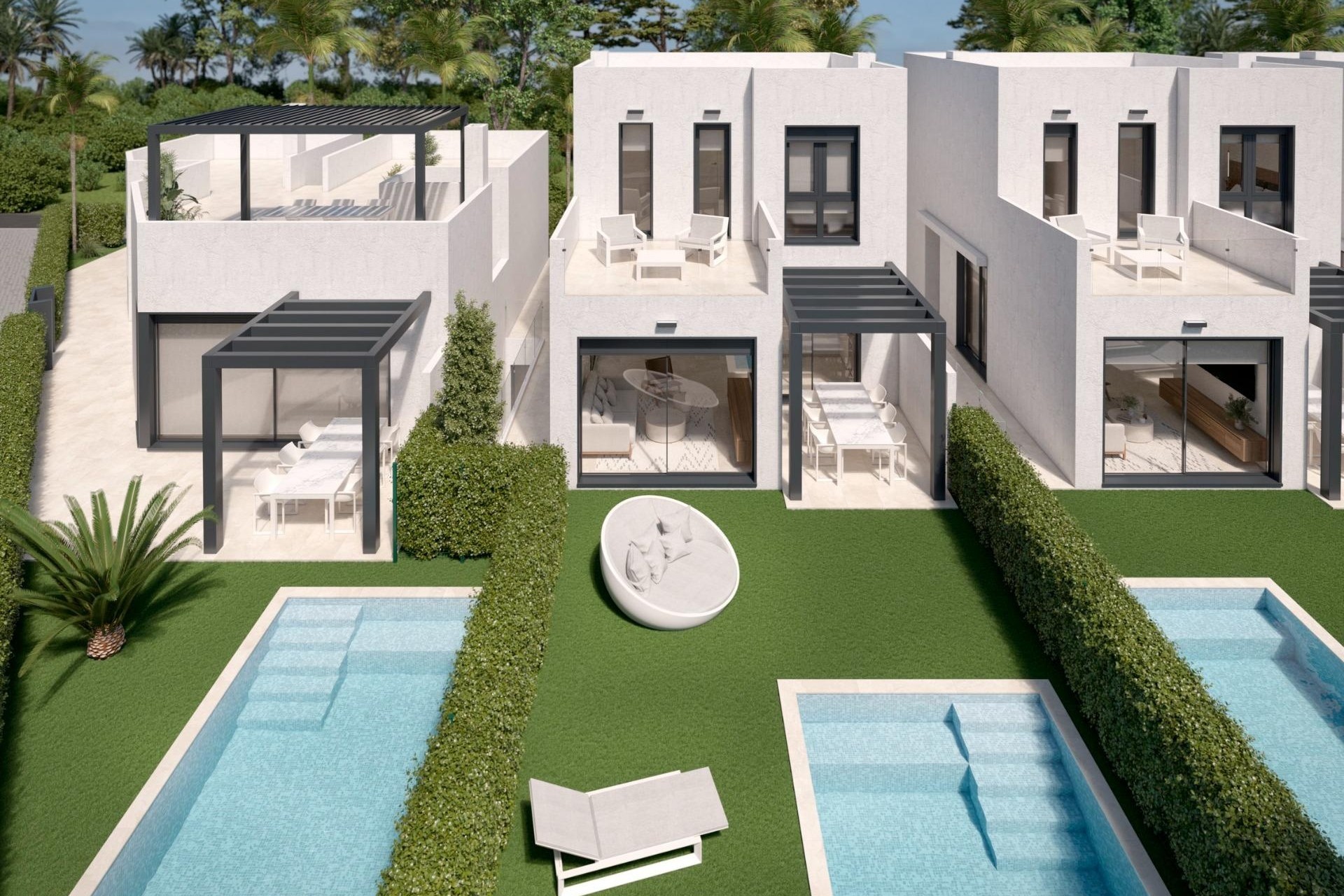 Obra Nueva - Chalet Independiente -
Torre Pacheco - Santa Rosalia Lake and Life Resort