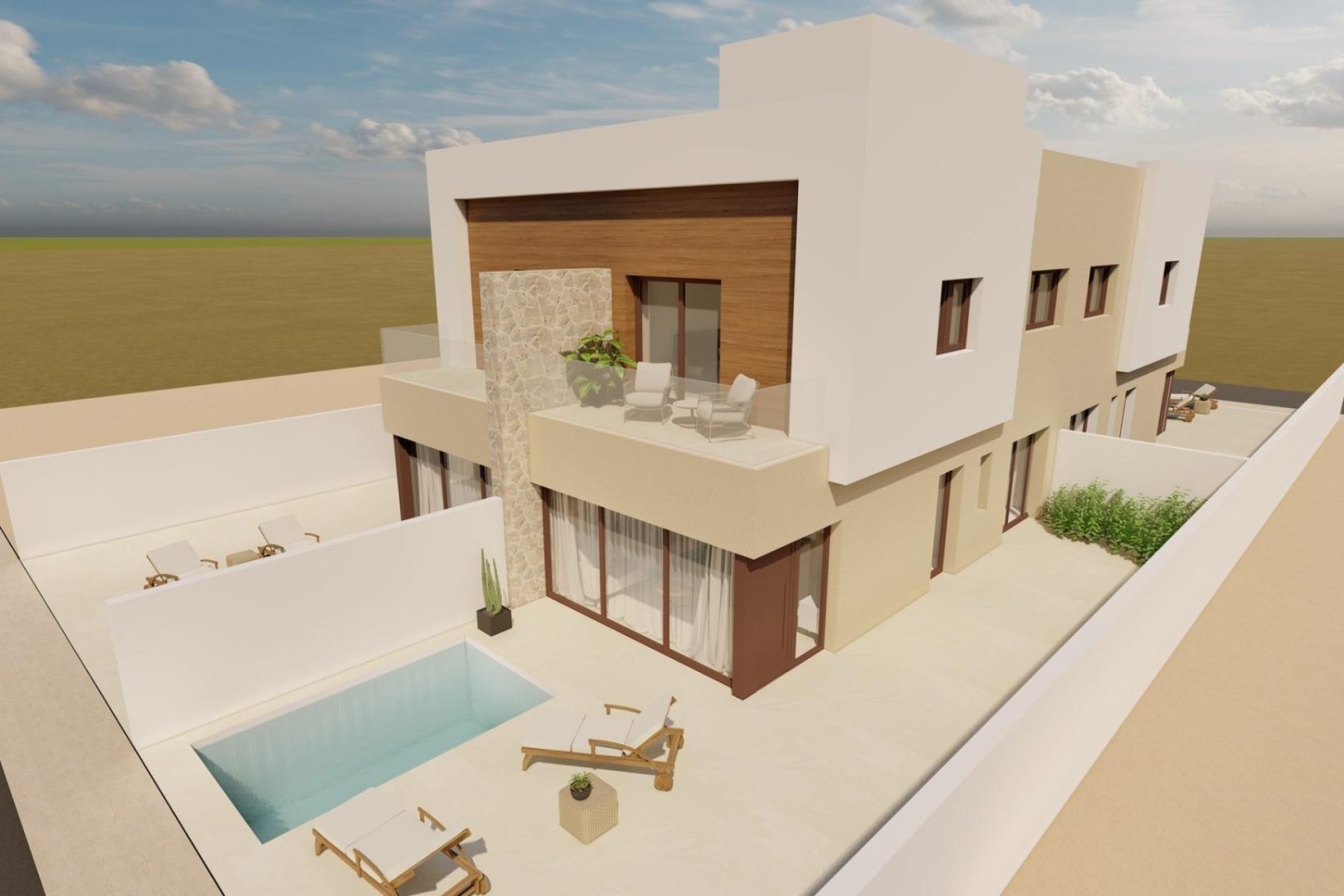 Obra Nueva - Villa adosada -
San Javier - pueblo
