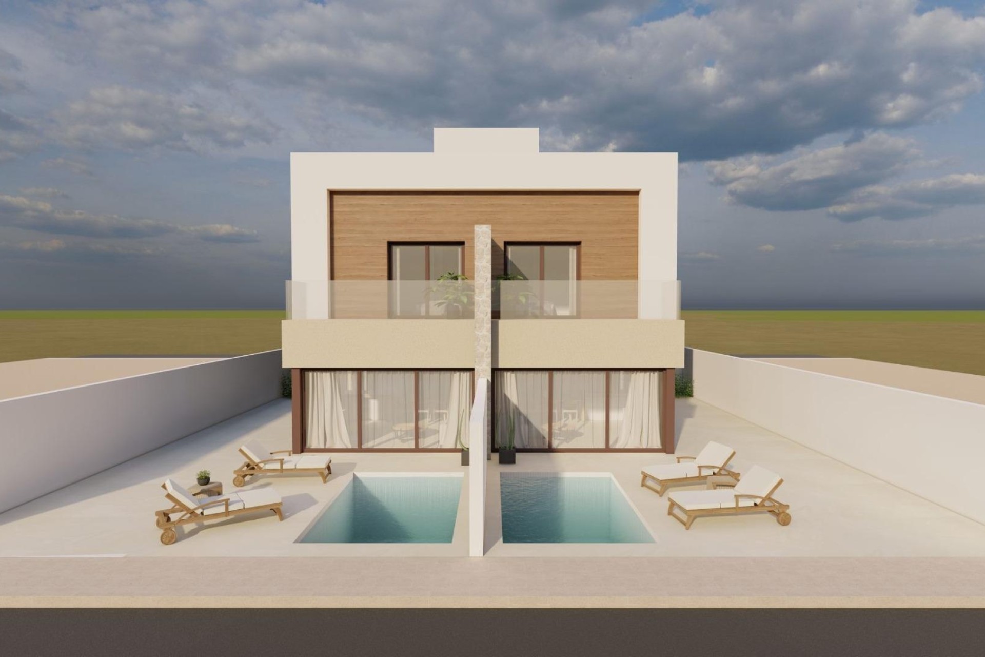 Obra Nueva - Villa adosada -
San Javier - pueblo