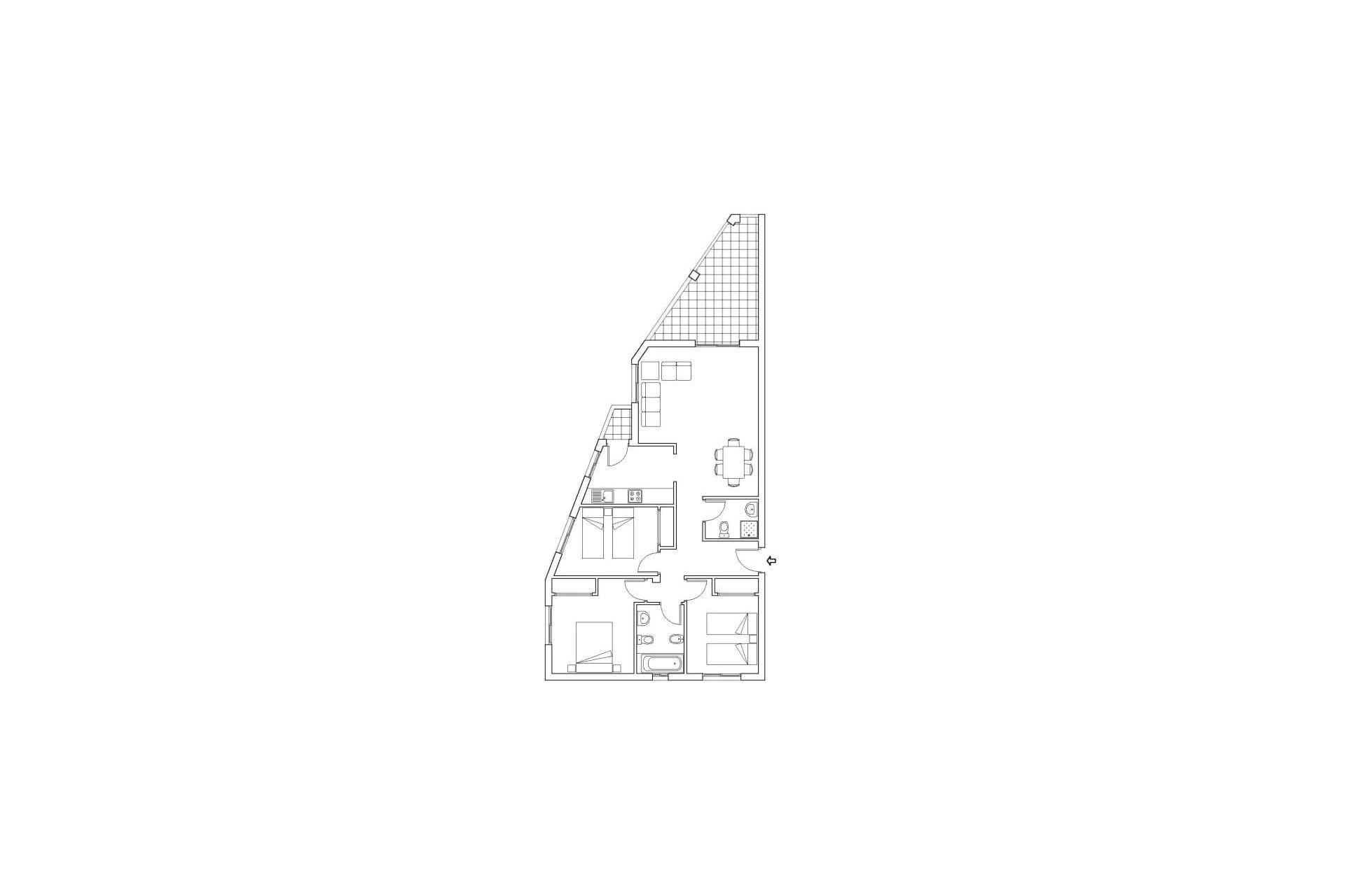 Resale - Apartment / Flat -
Orihuela Costa - Campoamor