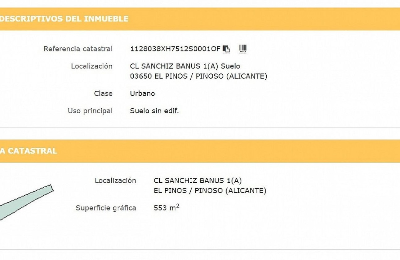 Resale - Grundstück / Land -
Pinoso