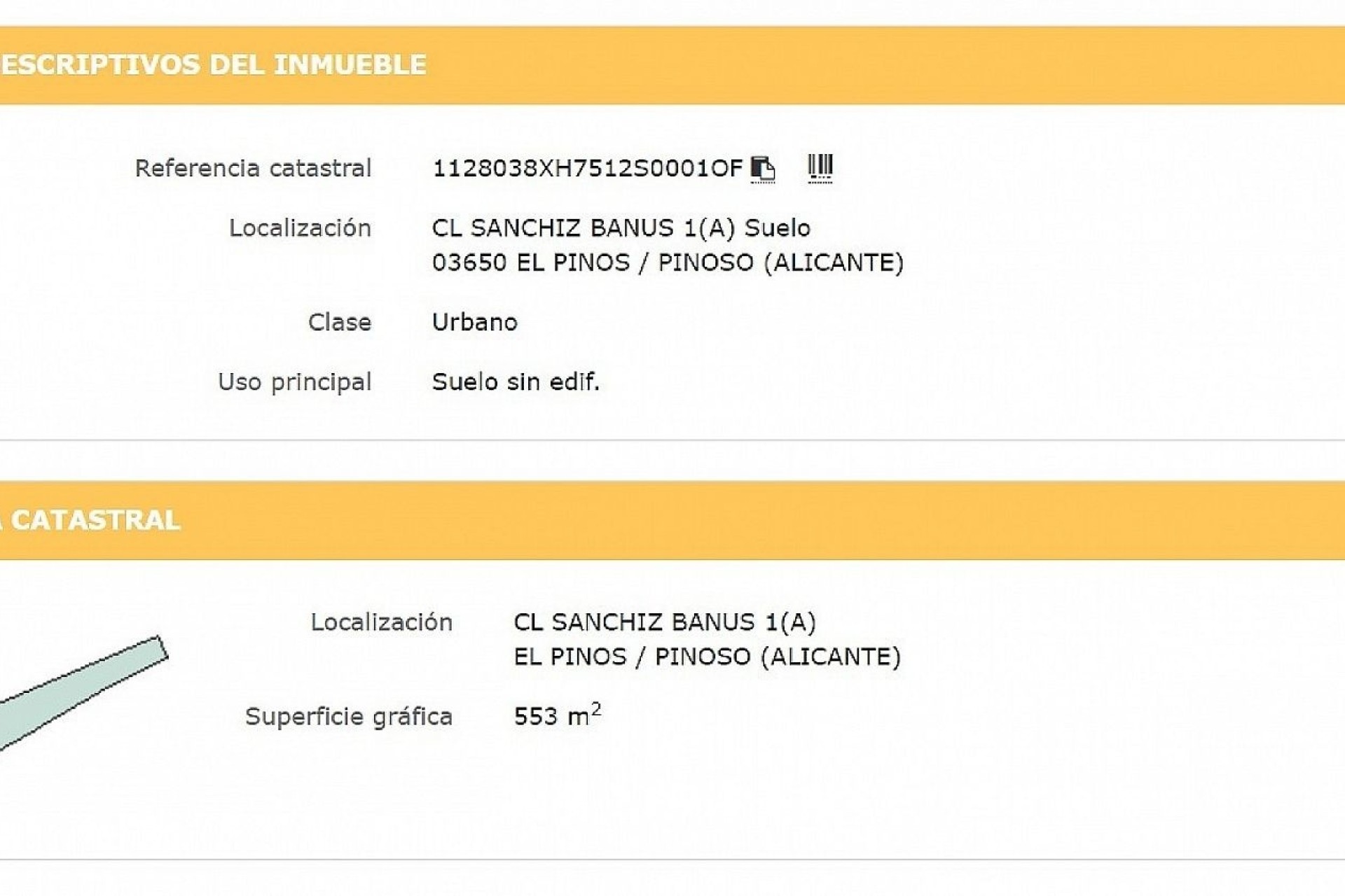 Resale - Grundstück / Land -
Pinoso