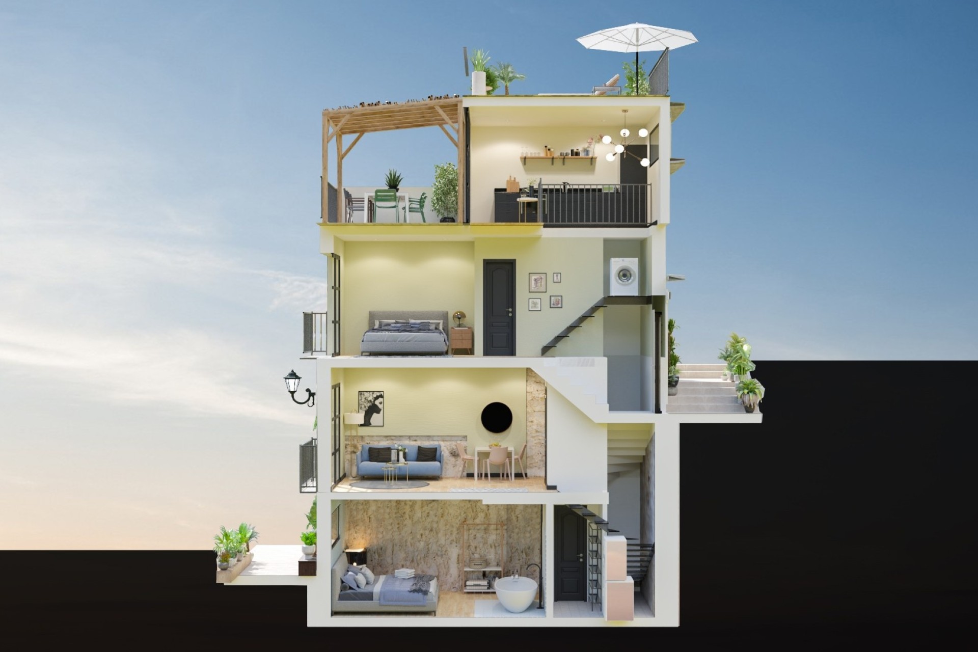 Resale - Townhouse -
Alicante - Alicante (Alacant)