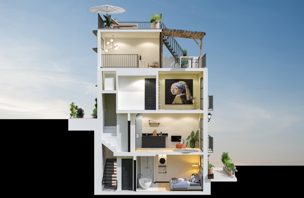 Resale - Townhouse -
Alicante - Alicante (Alacant)
