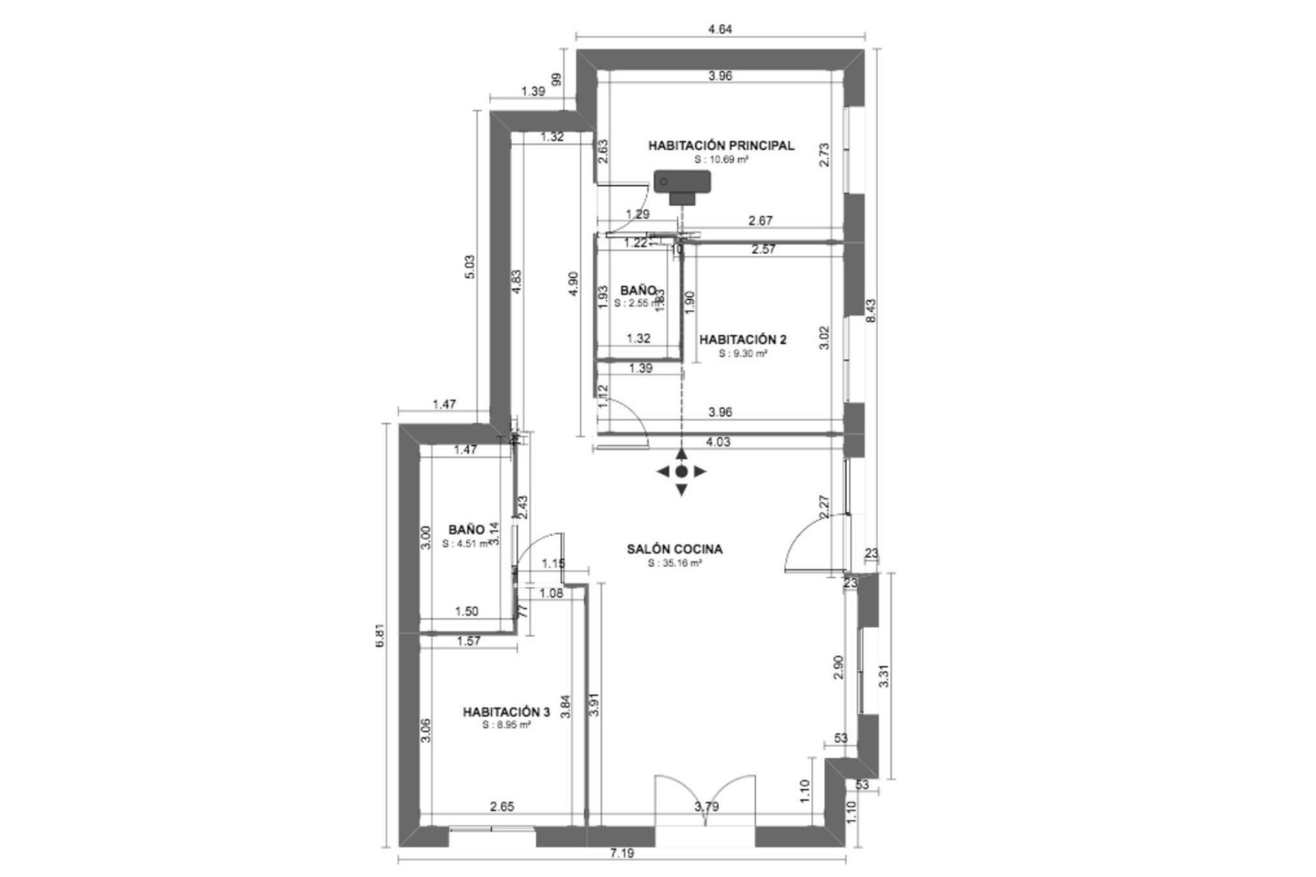 Resale - Wohnung / Apartment -
Torrevieja - Playa de los Naufragos