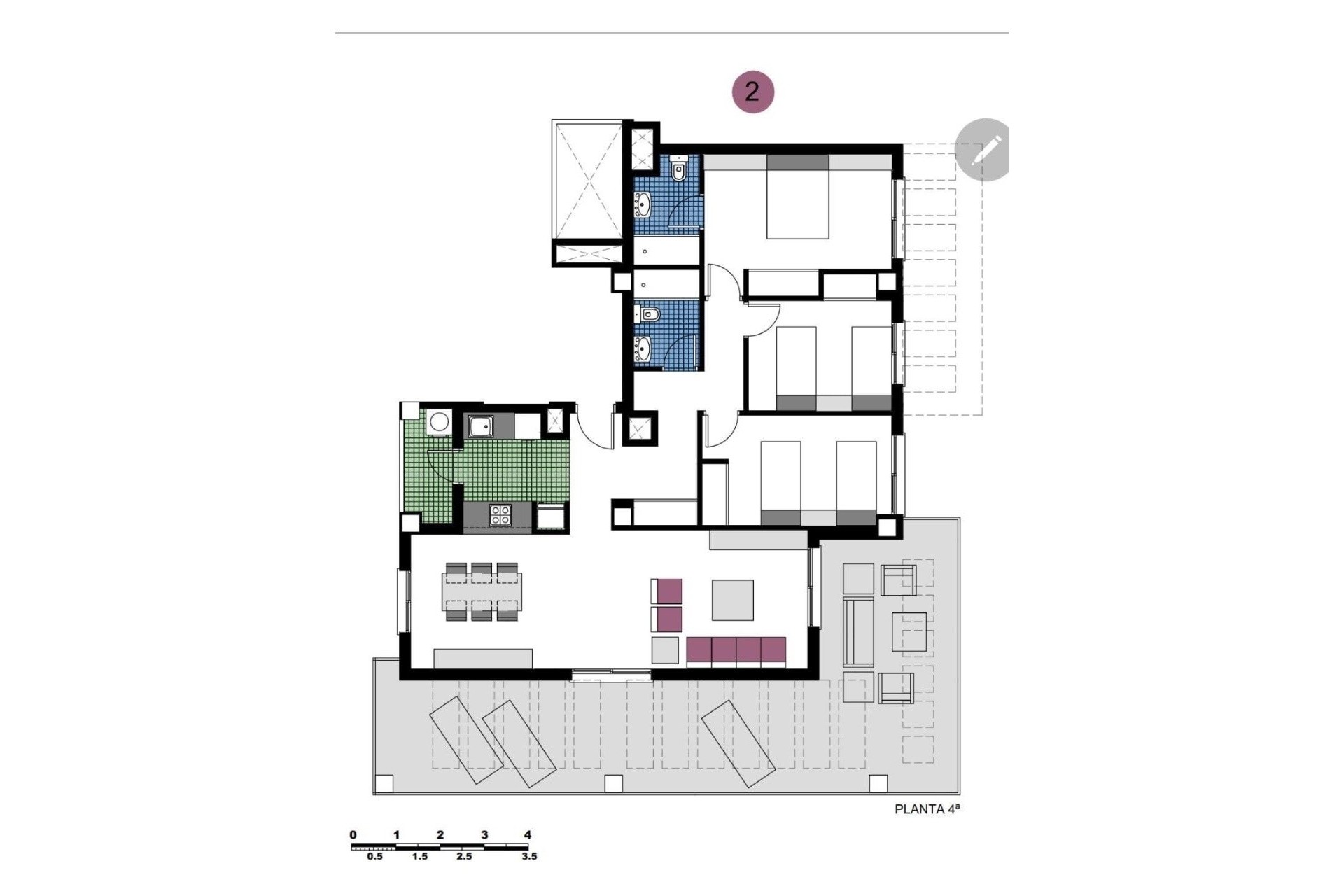 Resale - Wohnung / Appartement -
Pilar de la Horadada - Mil Palmeras