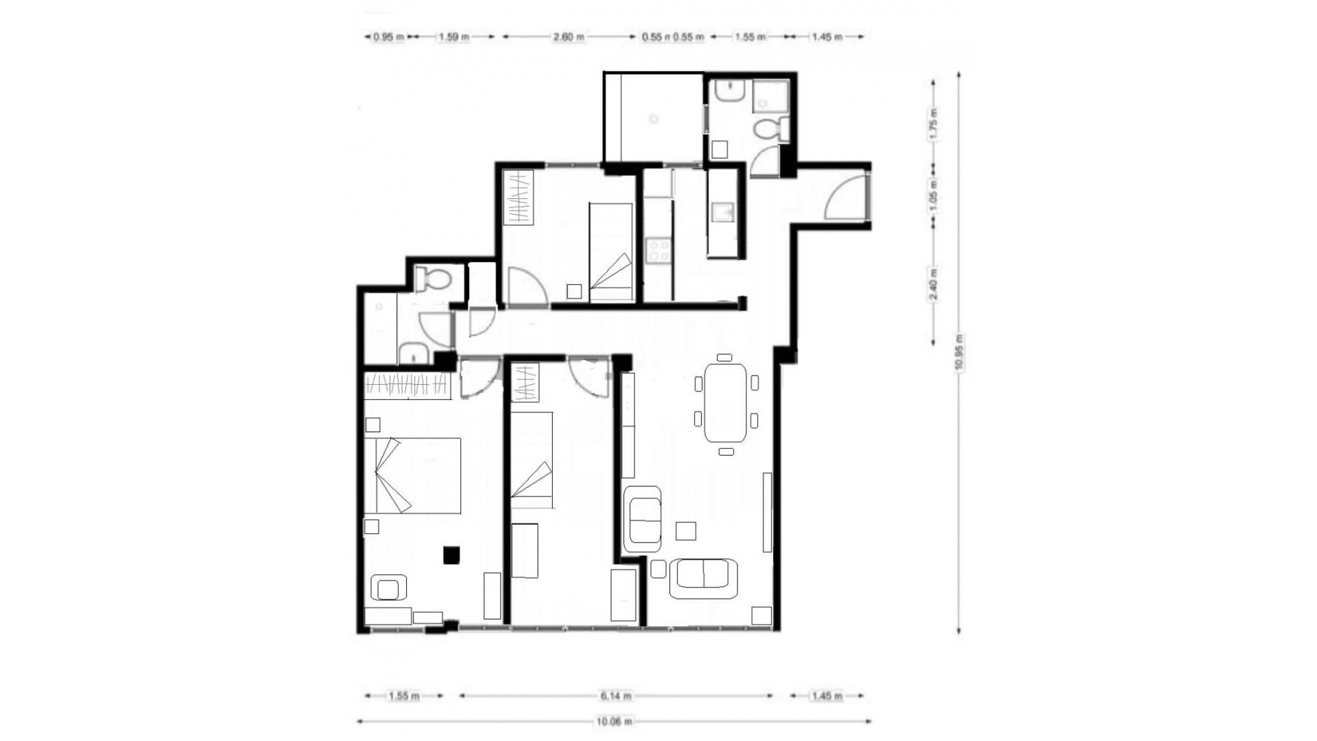Resale - Wohnung Appartement -
Torrevieja - Los Frutales