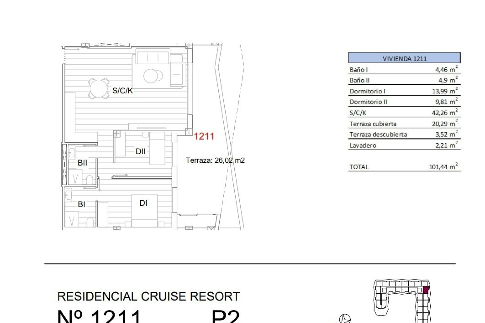 Revente - Appartement -
San Miguel de Salinas