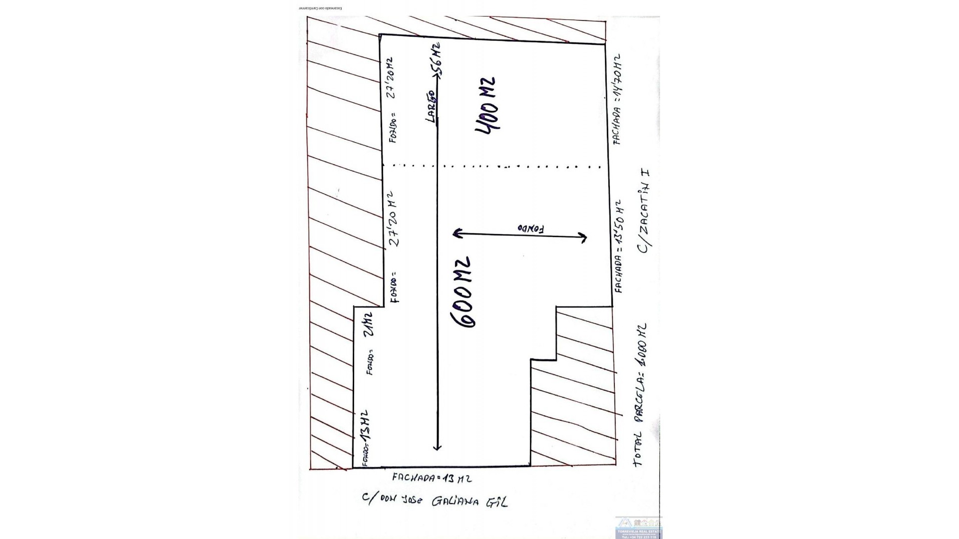 Sale - Plot Land -
Benferri - CENTRO
