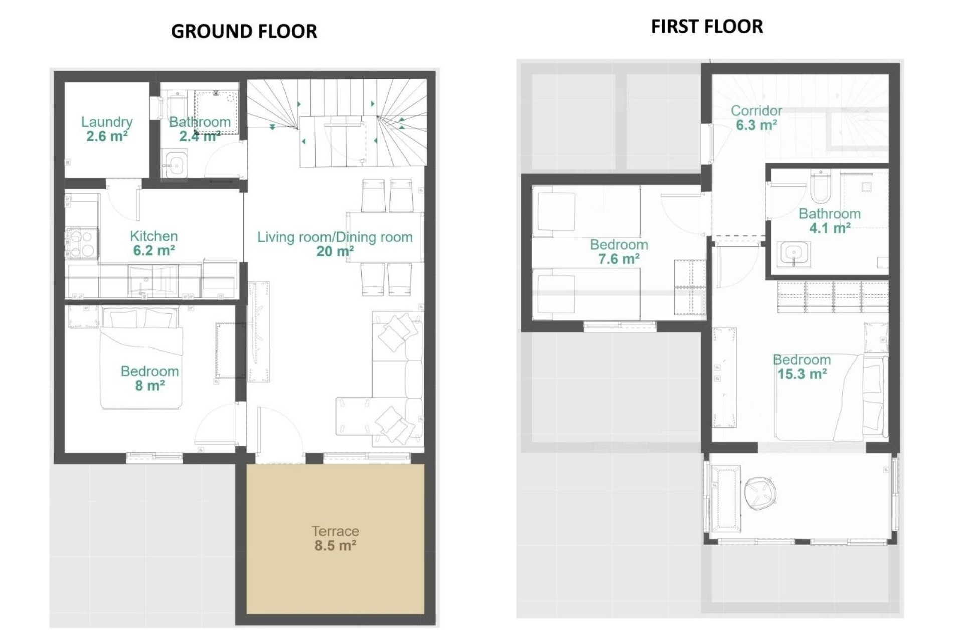 Sale - Town house -
Orihuela - Urbanización Perla del Mar
