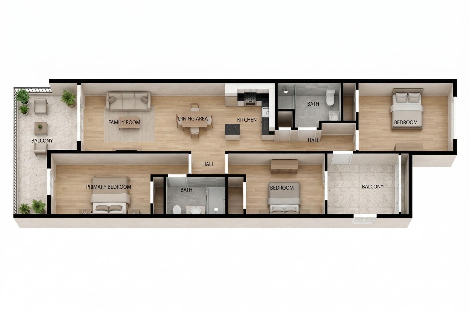 Sprzedaż - Apartament / Mieszkanie -
Torrevieja - Los Frutales
