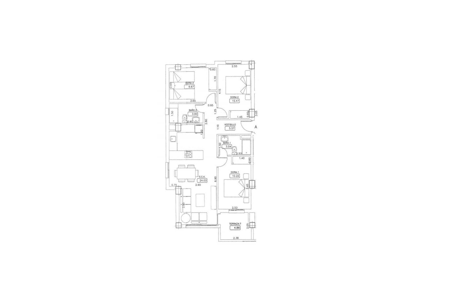 Venta - Apartamento / Piso -
Orihuela Costa - Campoamor