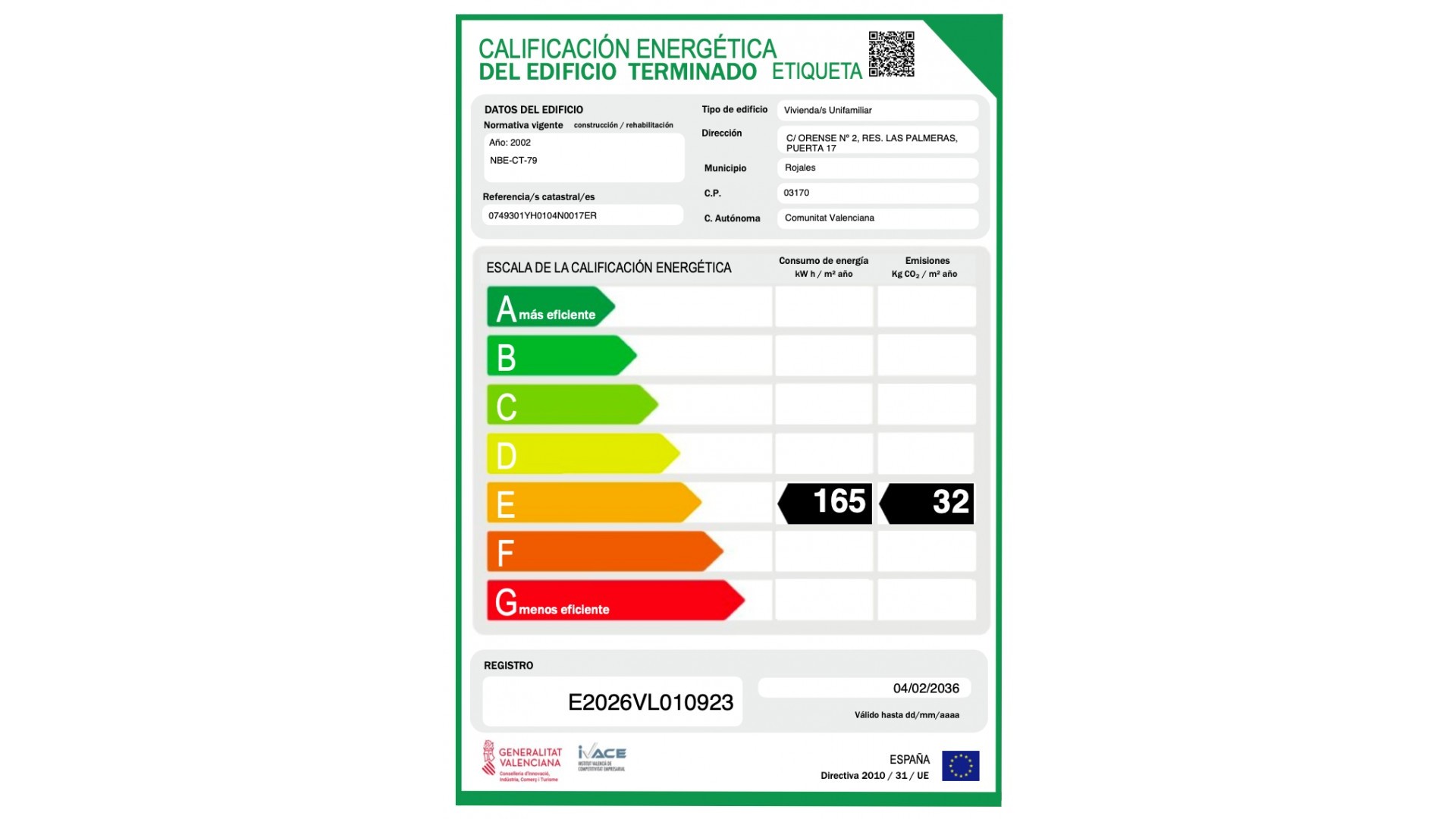 Venta - Casa de pueblo -
Rojales - Ciudad Quesada