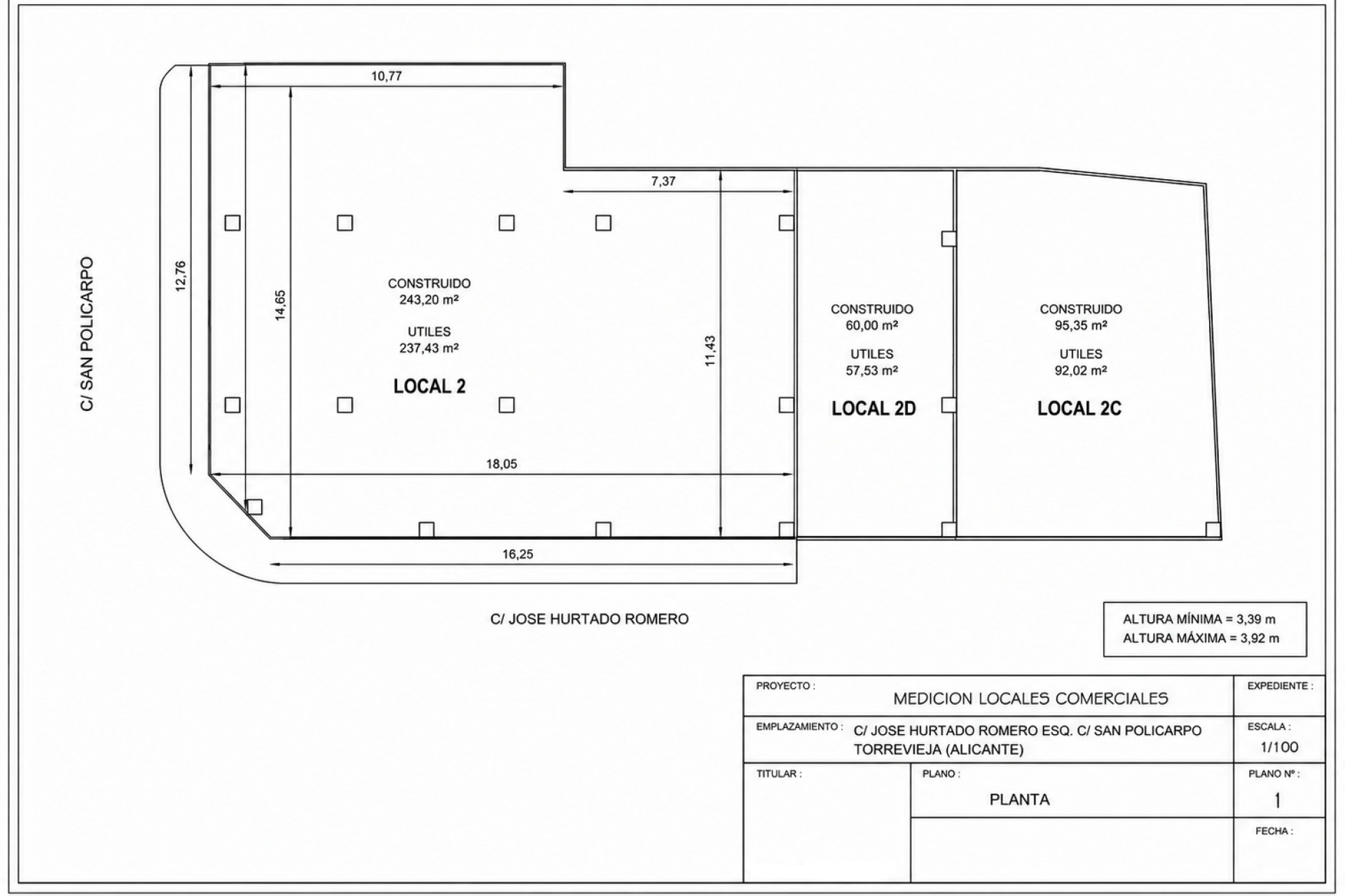 Venta - Comercial -
Torrevieja - El Acequión - Los Náufragos