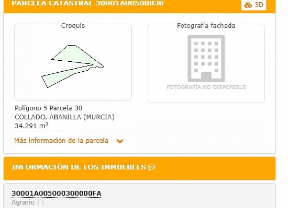 Venta - Parcela Terreno -
Abanilla