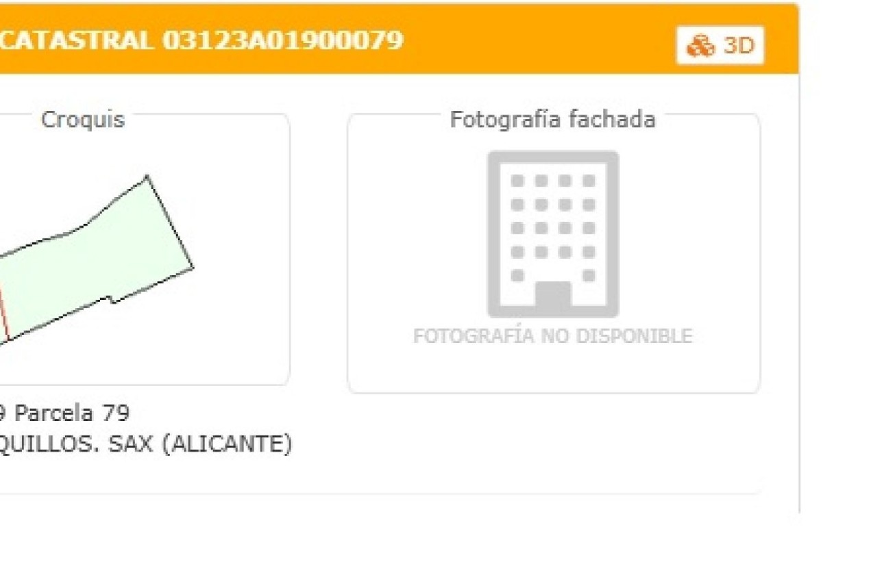 Venta - Parcela / Terreno -
Sax - SAX