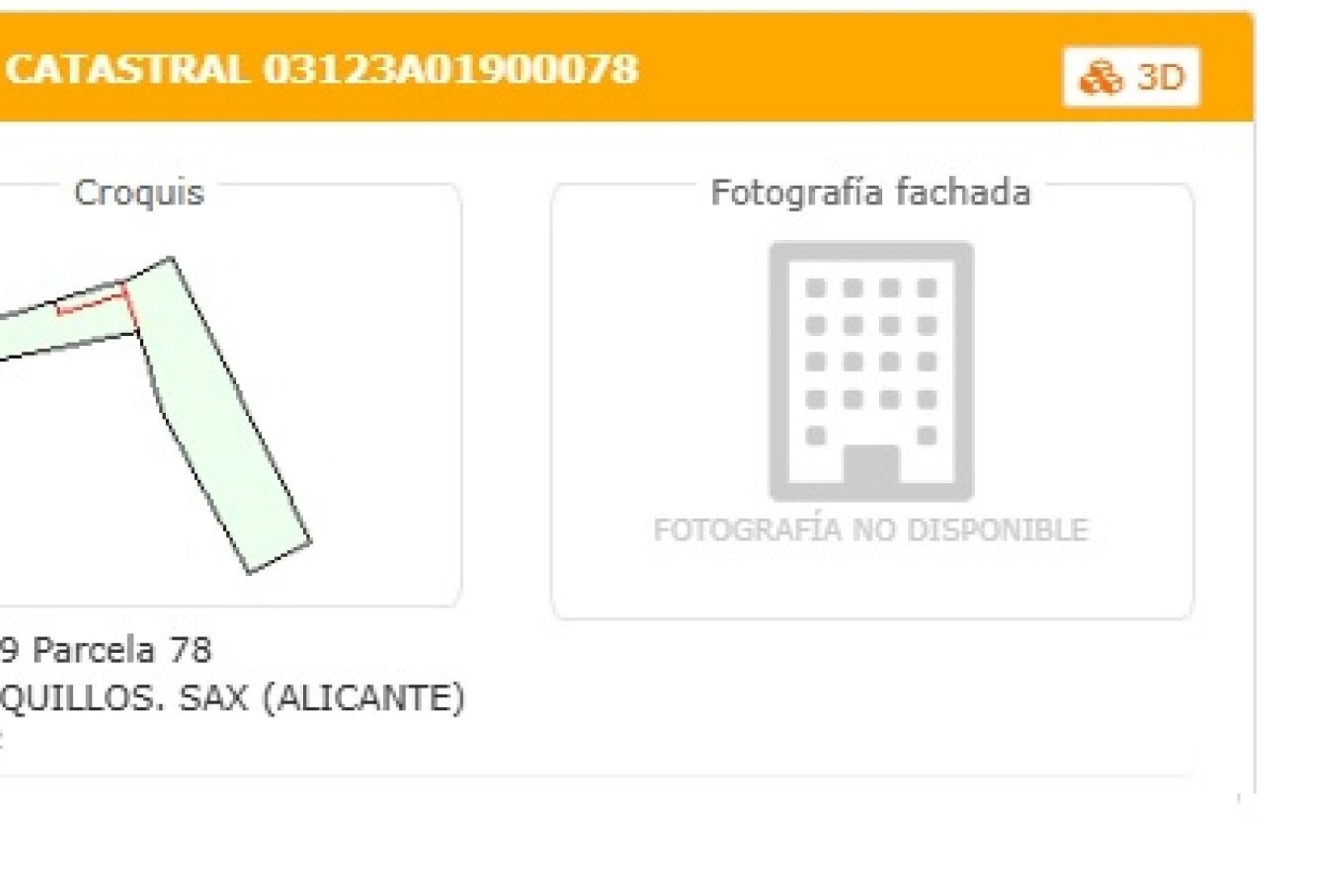 Venta - Parcela / Terreno -
Sax - SAX