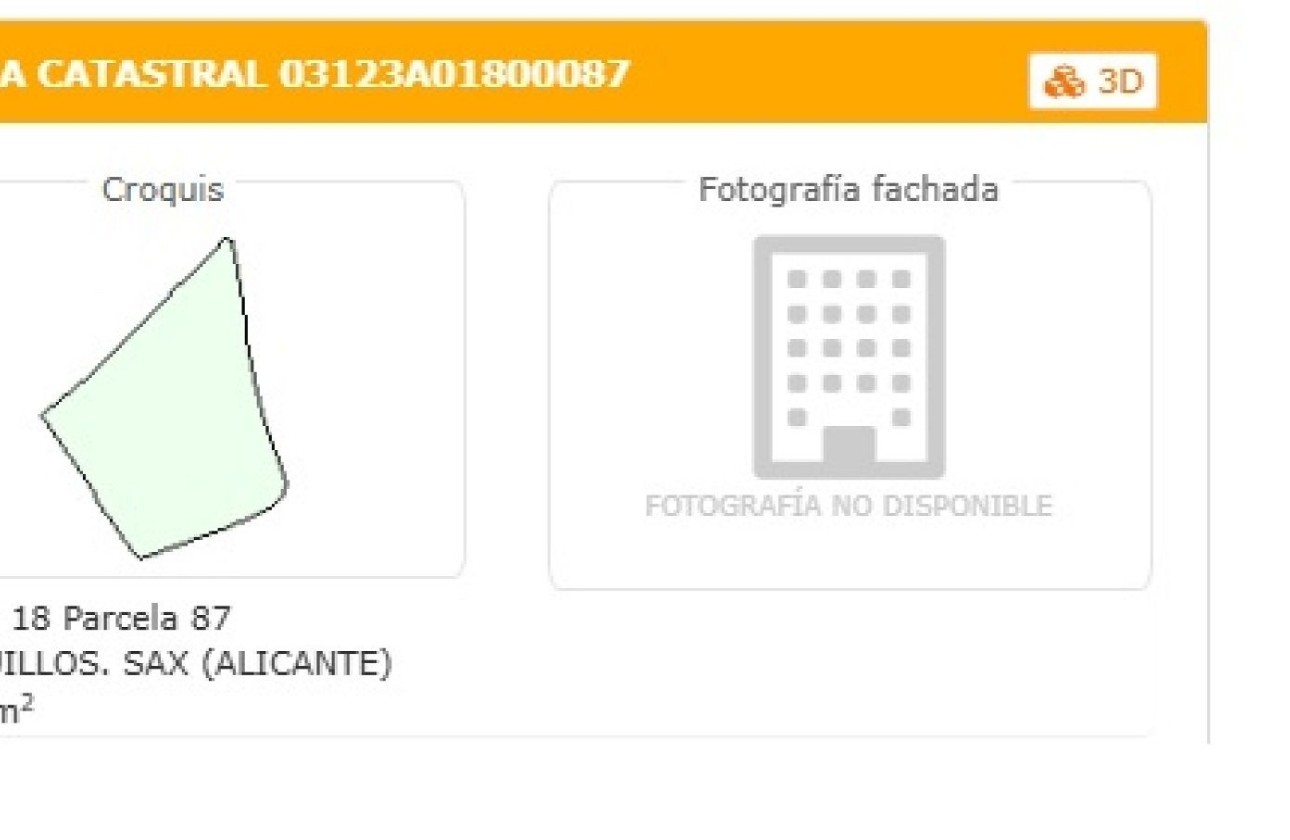 Venta - Parcela / Terreno -
SAX