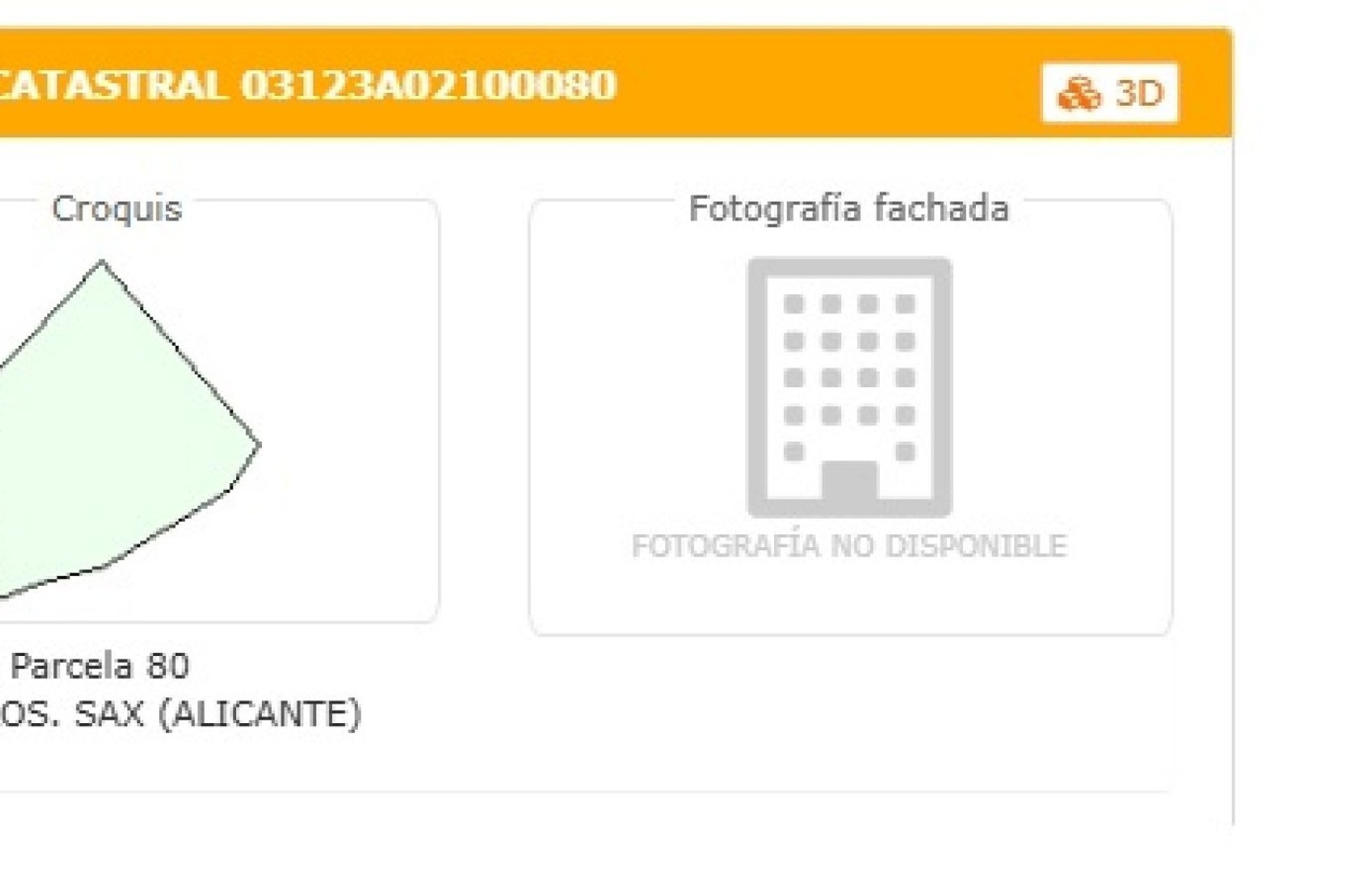 Venta - Parcela / Terreno -
SAX