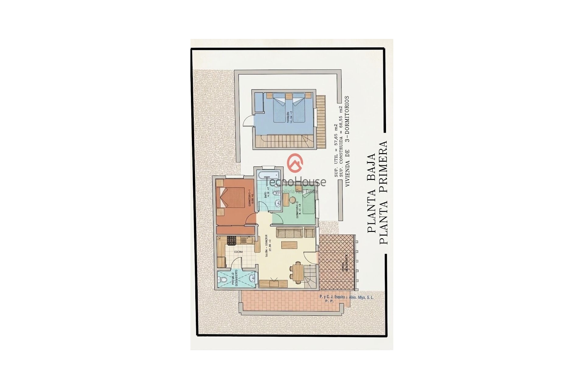 Wiederverkauf - Doppelhaushälfte -
Orihuela Costa - Playa Flamenca