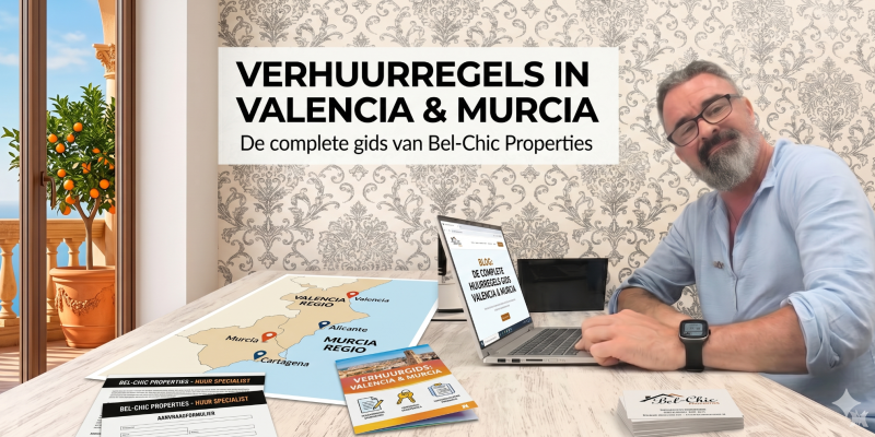Vakantieverhuur in Spanje regio Costa Blanca en Costa Calida