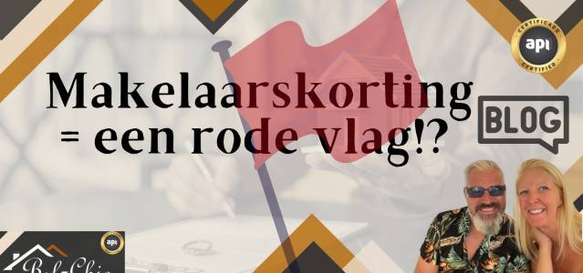 Makelaarskorting: een rode vlag?