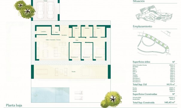 Nybyggd - Fristående villa -
Fuente Álamo - Hacienda del Alamo