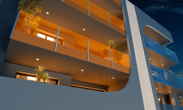 Nouvelle construction - Appartement -
Torrevieja - Center