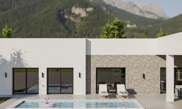 Nybyggd - Fristående villa -
Pinoso - Campo