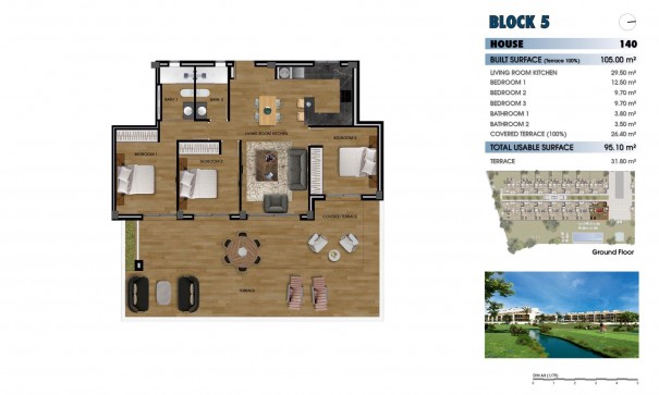 New Build - Wohnung Appartement -
Los Alcazares - Serena Golf