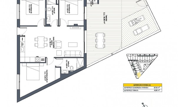 Nybyggeri - Lejlighed lejlighed -
San Fulgencio - Pueblo