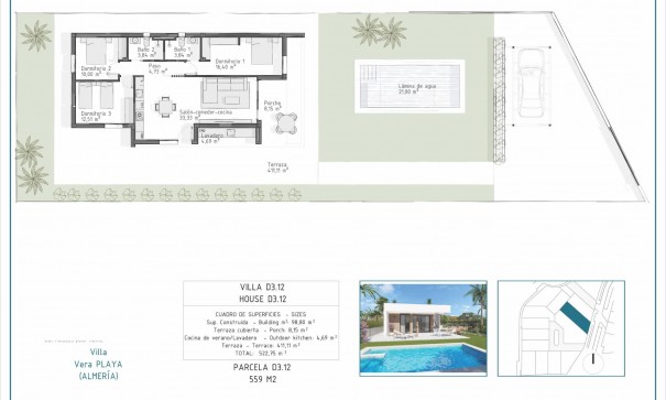 New Build - Detached Villa -
Vera - Pueblo Salinas