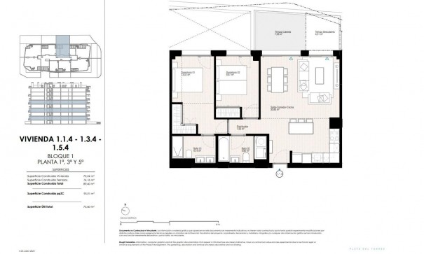 New Build - Apartment Flat -
Villajoyosa - Playa del Torres